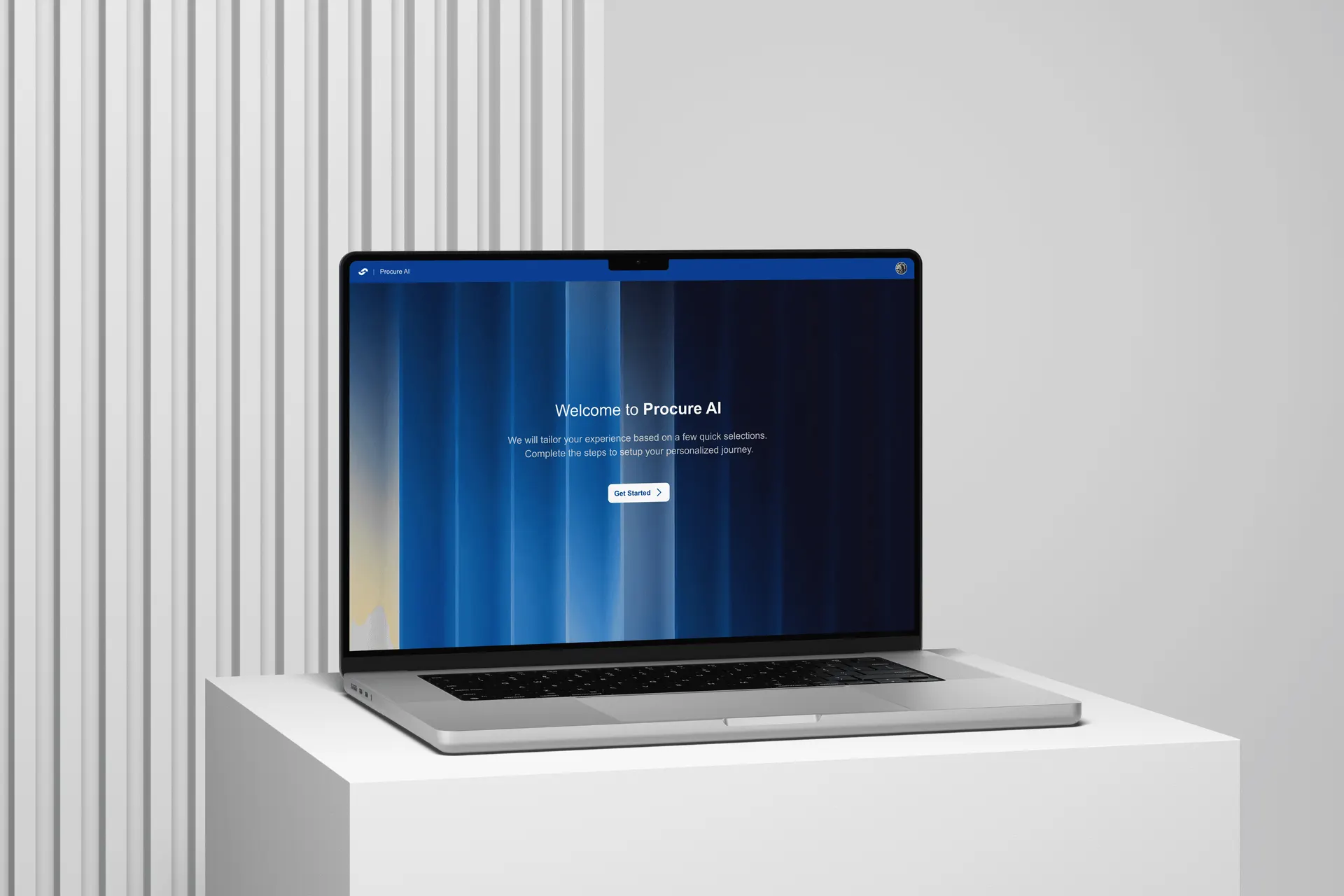 Procure AI Desktop Mockup 1