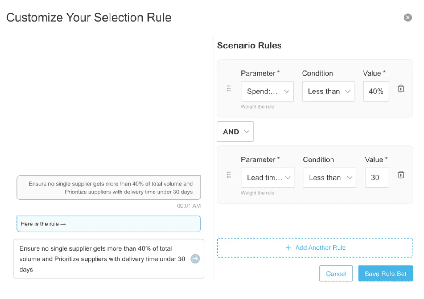 AI Driven Rule Creation